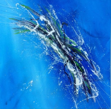 Peinture intitulée "112-azzurro.jpg" par Roland Trinquard, Œuvre d'art originale