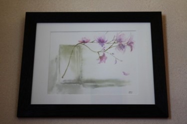 Peinture intitulée "Magnolia" par Sabine Vuk, Œuvre d'art originale, Huile