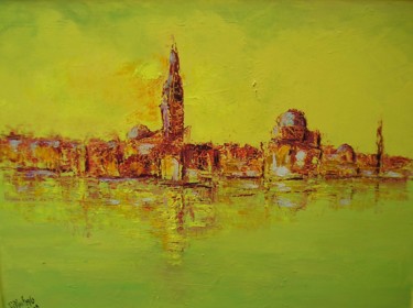 Painting titled "le-grand-canal.jpg" by Maxemile, Original Artwork, Oil