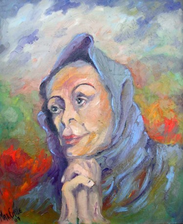 Painting titled "la-foi.jpg" by Maxemile, Original Artwork, Oil