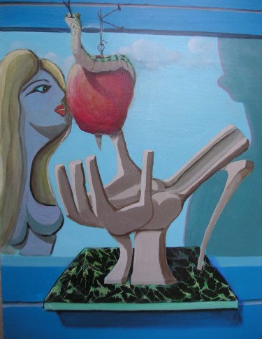 Painting titled "le-fruit-interdit.j…" by Maxemile, Original Artwork, Acrylic