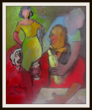 Peinture intitulée "la-voix-de-la-raiso…" par Maxemile, Œuvre d'art originale, Huile