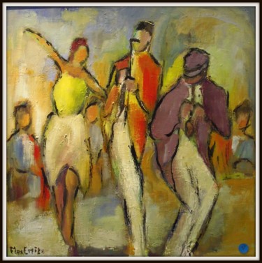 Painting titled "trio-001.jpg" by Maxemile, Original Artwork, Oil