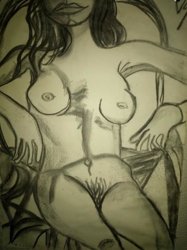 Drawing titled "Dilettante" by Vanessa Sauvage, Original Artwork
