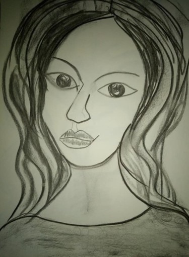 Drawing titled "Innocence" by Vanessa Sauvage, Original Artwork