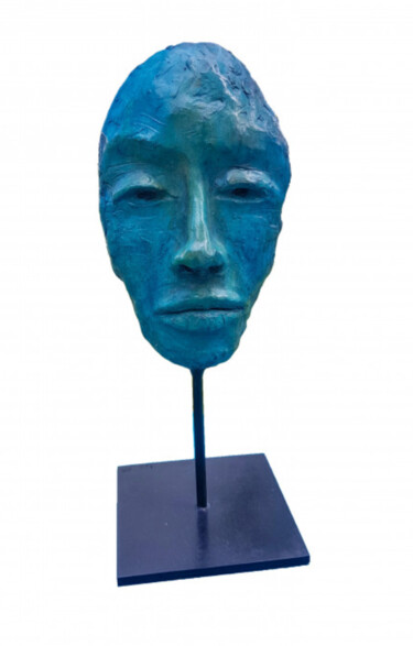 Sculpture titled "Atlan-te" by Peïo Brocard, Original Artwork, Bronze