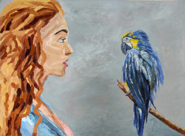 Malerei mit dem Titel "Reflection" von Ekaterina Khovanskaya, Original-Kunstwerk, Öl