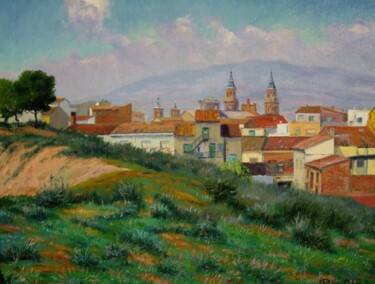 Painting titled "Alfaro (La Rioja)" by Peláez Ochoa, Original Artwork, Oil
