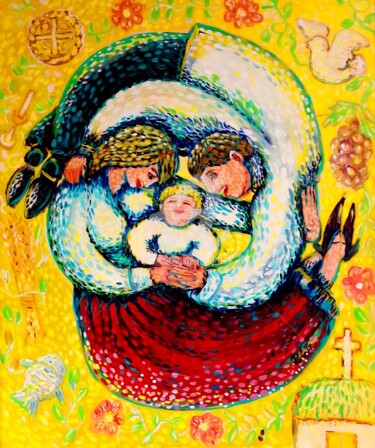 Painting titled "family.jpg" by Predrag Gardasevic, Original Artwork