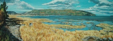 Painting titled "Automne à Baie St-P…" by Luc Pellerin, Original Artwork, Oil