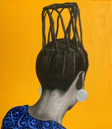 Картина под названием "EWA Vi" - Pelumi Fasasi, Подлинное произведение искусства, Акрил