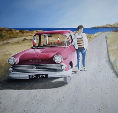 Painting titled "Vauxhall Victor Del…" by Pen, Original Artwork, Oil