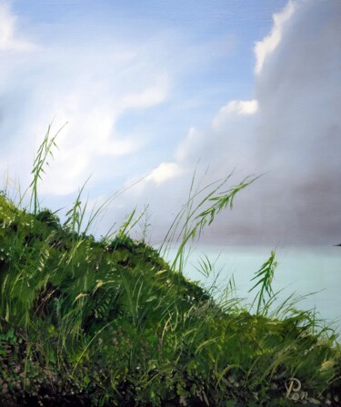 Pintura intitulada "Respiration" por Pen, Obras de arte originais, Óleo Montado em Armação em madeira