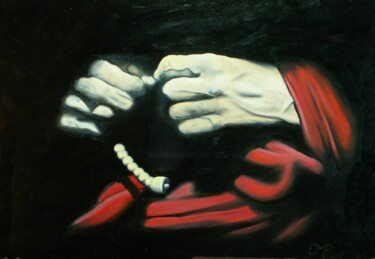 Pintura titulada "Le Mala" por Pen, Obra de arte original, Oleo Montado en Bastidor de camilla de madera