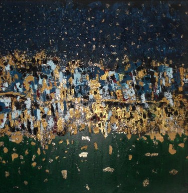 Peinture intitulée "Nuit étoilée"" par Mailis Pendu, Œuvre d'art originale, Acrylique