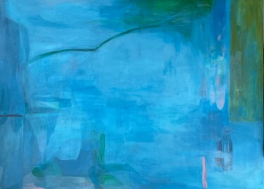 Pittura intitolato "Blue Mood" da Penelope Van Hoorn, Opera d'arte originale, Acrilico
