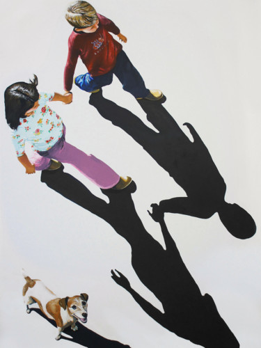 Malerei mit dem Titel "Johnny and Mary (10…" von Peng Nghia, Original-Kunstwerk, Acryl
