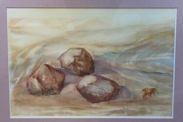 Painting titled "Etoile de mer" by Penny G Peckmann, Original Artwork