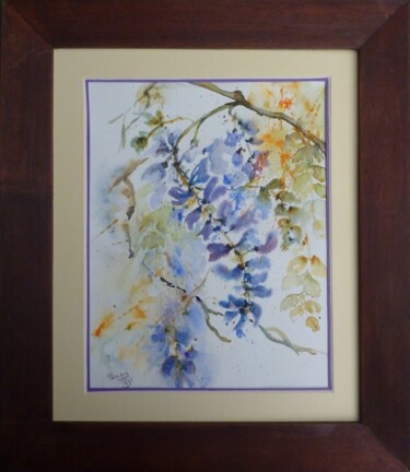 Painting titled "glycine.jpg" by Penny G Peckmann, Original Artwork