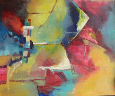 Painting titled "sous-haute-protecti…" by Penny G Peckmann, Original Artwork, Acrylic