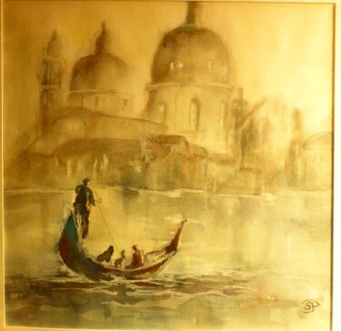 Peinture intitulée "voir-venise.jpg" par Penny G Peckmann, Œuvre d'art originale, Aquarelle