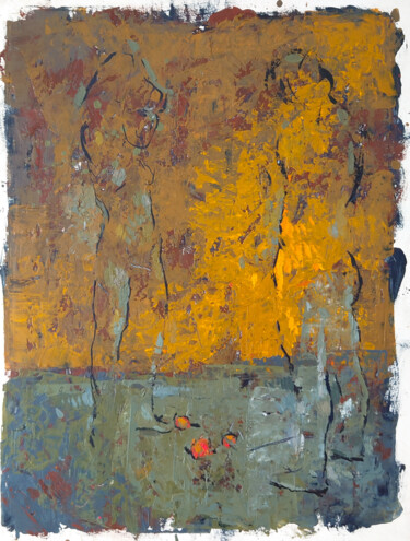 Painting titled "Souvenir  d' un  li…" by Pierre Pentchev, Original Artwork, Encaustic