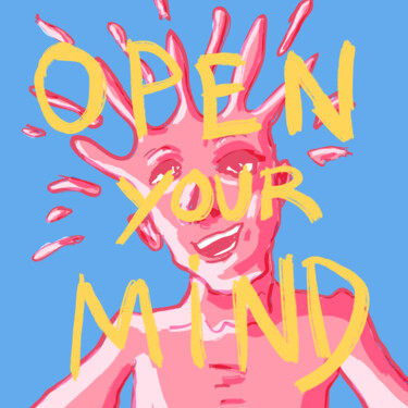 "Open your mind" başlıklı Dijital Sanat Pepe Ortiz Benavent tarafından, Orijinal sanat, Dijital Resim