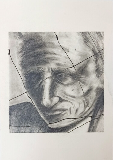 Desenho intitulada "Una cara" por Pepe Ortiz Benavent, Obras de arte originais, Lápis