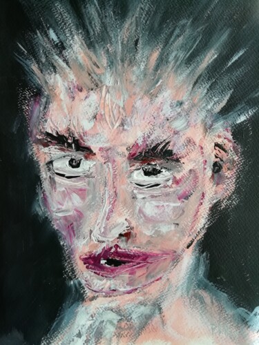 Painting titled "Sometimes my head e…" by Pepe Villan, Original Artwork, Acrylic