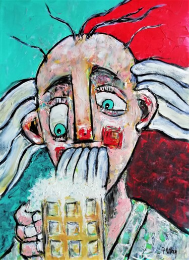 Painting titled "Karl Craft Bier" by Pepe Villan, Original Artwork, Acrylic