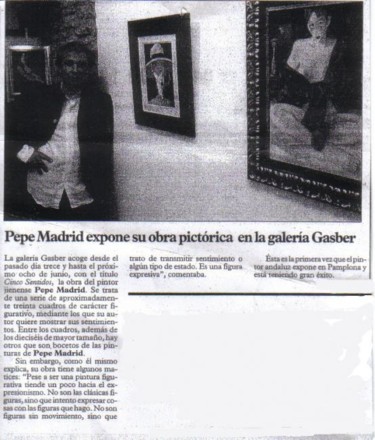 Instalación titulada "2004-Recorte de Pre…" por Pepe Madrid, Obra de arte original