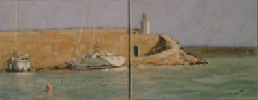Pintura titulada "Menorca - Fornells" por Pepe Madrid, Obra de arte original