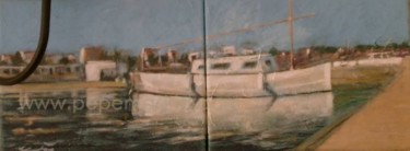 Pintura titulada "Puerto de Fornells…" por Pepe Madrid, Obra de arte original