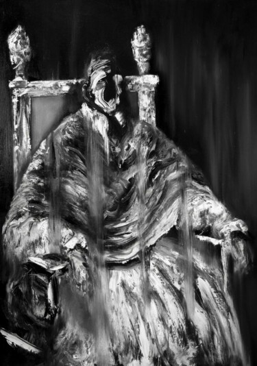2nd Study After Velázquez, Francis Bacon & Sergej Eisenstein Painting titled "2nd Study After Vel…" by Pepijn Simon, Original Artwork, Oil