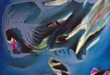 Malerei mit dem Titel "Angelo ribelle 1978" von Peppeluciani, Original-Kunstwerk, Acryl