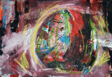 Painting titled "SPHERA 1986/3" by Peppeluciani, Original Artwork, Acrylic
