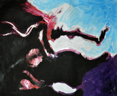 Malerei mit dem Titel "Untitle 1986/6" von Peppeluciani, Original-Kunstwerk, Öl