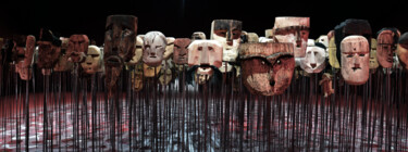 Digitale Kunst mit dem Titel "FACES" von Peppeluciani, Original-Kunstwerk, 2D digitale Arbeit