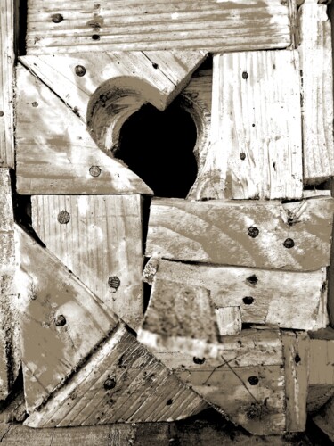 Photography titled "Legno composto" by Peppeluciani, Original Artwork, Manipulated Photography