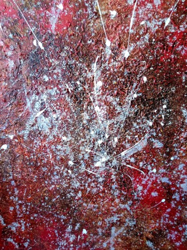 Painting titled "MAGMA EXPLOSION" by Peppeluciani, Original Artwork, Acrylic