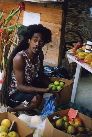 Photographie intitulée "Didier rasta à Bois…" par Pepsanegwada, Œuvre d'art originale