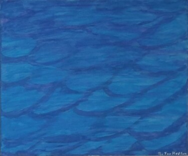 Malerei mit dem Titel ""Inspiration Meer"" von Per Tor Heften Bis 1.8.24 In Thailand, Original-Kunstwerk, Acryl Auf Keilrahm…