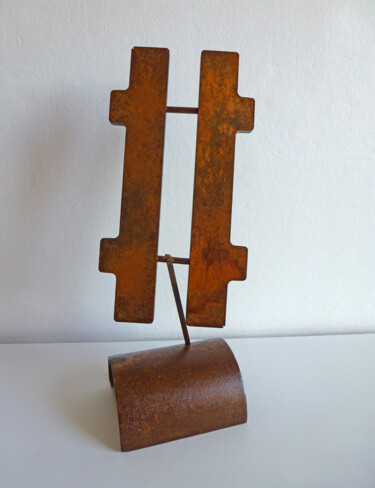 Sculpture titled "H2O" by Pere Marti, Original Artwork, Metals