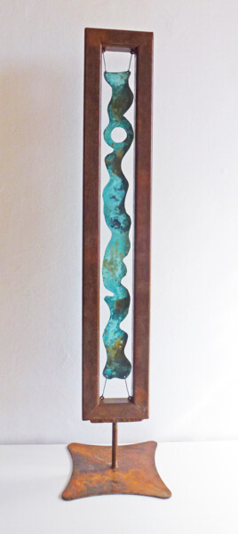 Escultura intitulada "Serpiente serpent" por Pere Marti, Obras de arte originais, Metais