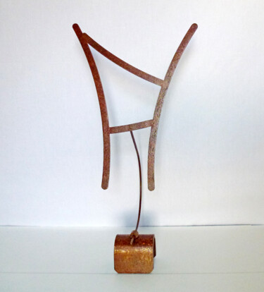 Skulptur mit dem Titel "letra lettre" von Pere Marti, Original-Kunstwerk, Metalle
