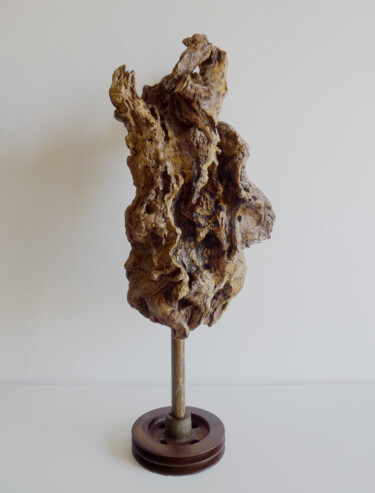 Skulptur mit dem Titel "Entrañas" von Pere Marti, Original-Kunstwerk, Holz