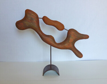 Sculpture titled "Os Hueso" by Pere Marti, Original Artwork, Wood
