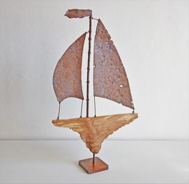 Sculpture intitulée "veler" par Pere Marti, Œuvre d'art originale, Métaux