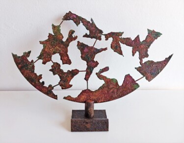 Sculpture titled "Islas Illes Ile" by Pere Marti, Original Artwork, Metals