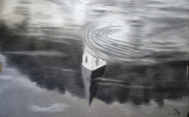Рисунок под названием "Reflet 2" - Anthony Perez, Подлинное произведение искусства, Пастель